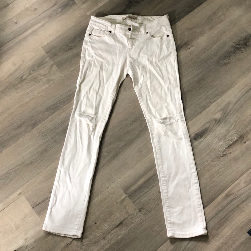 White Ripped Jean pants